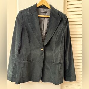 Tahari Velvet Blazer with tuxedo lapels
